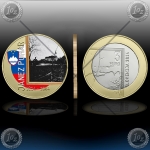 3 EVRO SLOVENIJA 2014 " JANEZ PUHAR " BARVNI